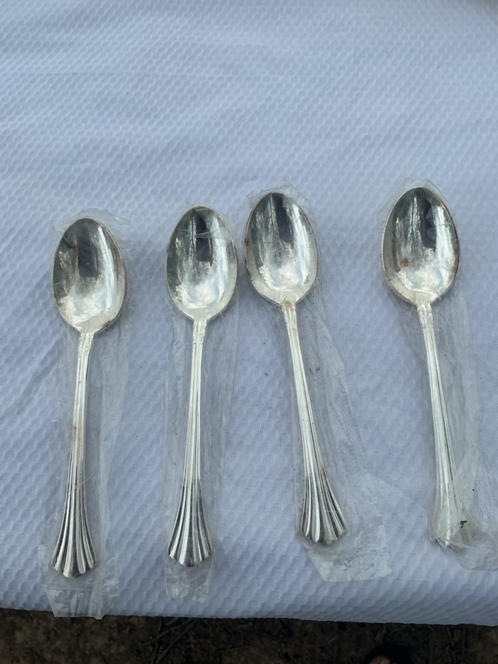 Supreme Silver-Tone Teaspoon Set - 4 Pieces